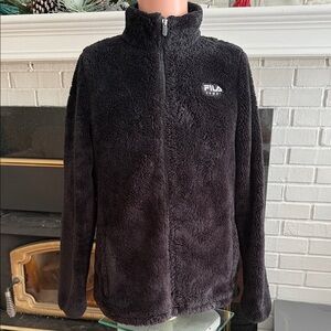 Fila Charcoal Plush Jacket